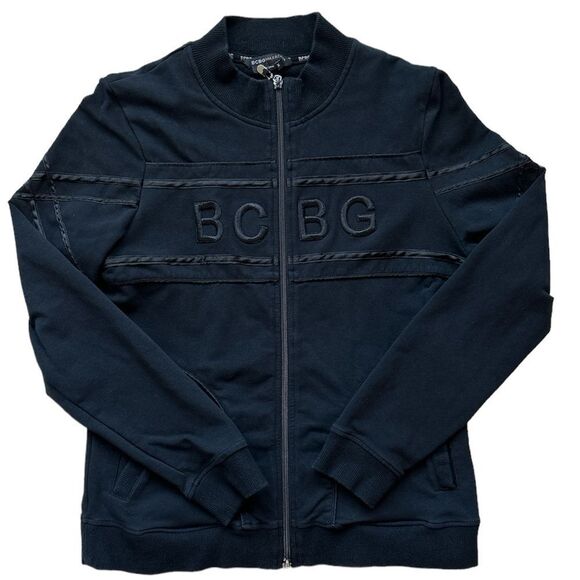 BCBGMaxAzria Jackets & Blazers - BCBG MaxAzria Logo Zip Track Jacket with Pockets Size XL in GUC
